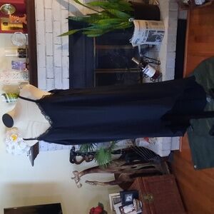 Black Slip Dress Size XL